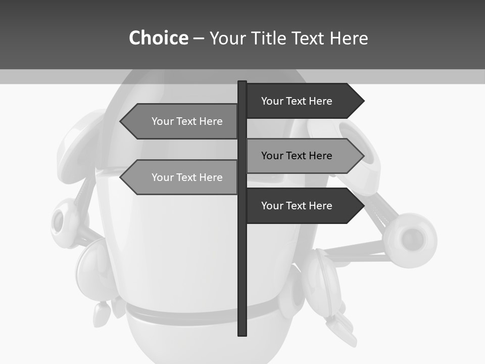 Robot Eyes People PowerPoint Template