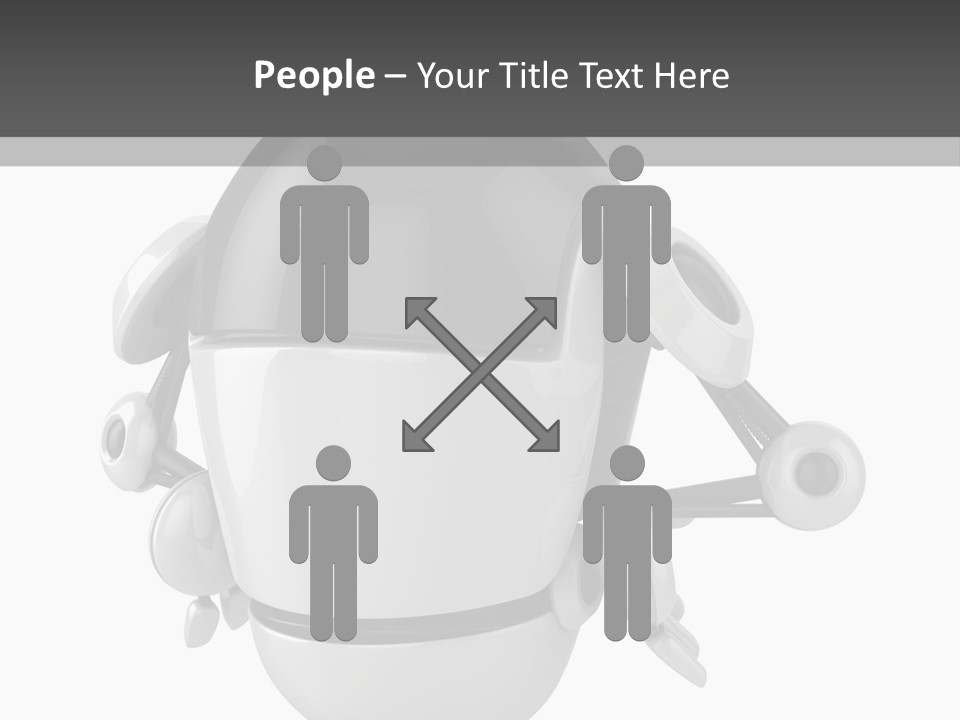 Robot Eyes People PowerPoint Template