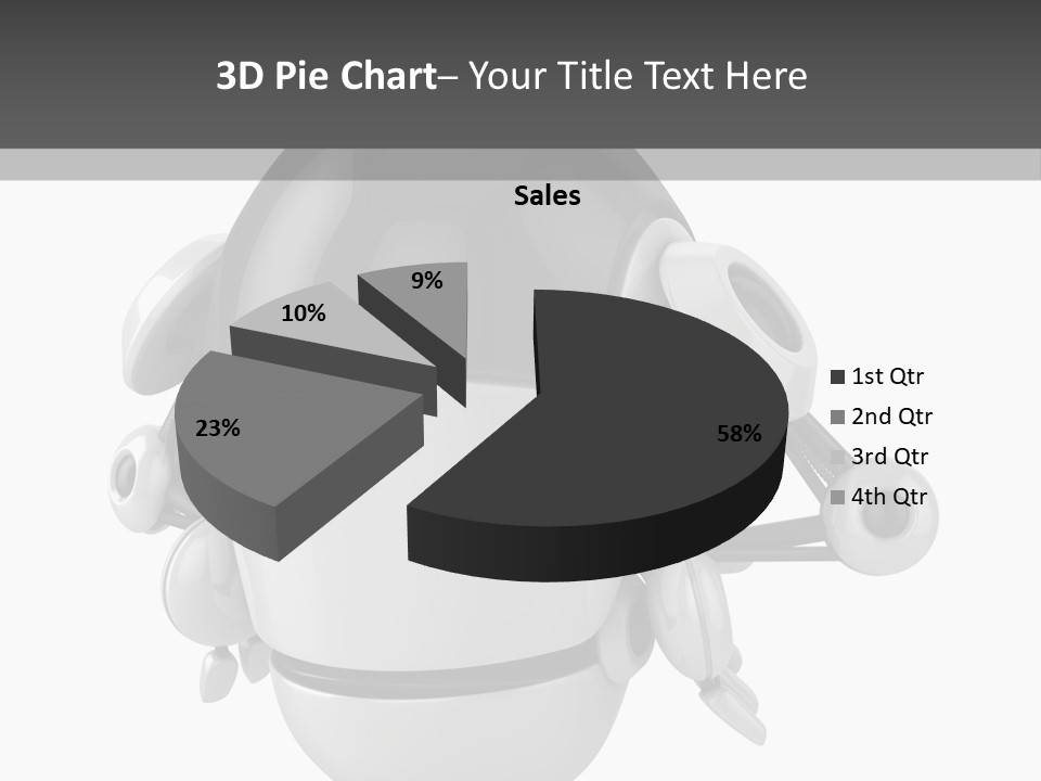 Robot Eyes People PowerPoint Template