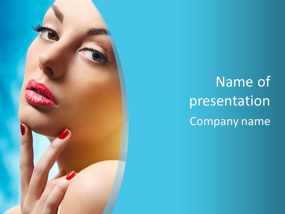 Beauty Sexy Human PowerPoint Template