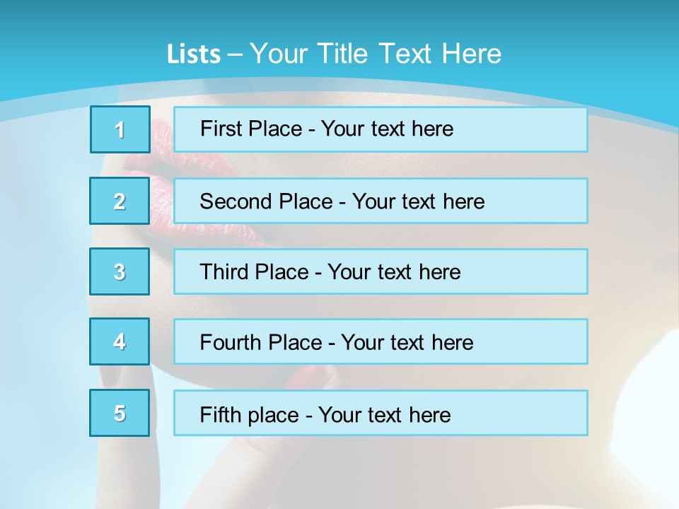 Beauty Sexy Human PowerPoint Template