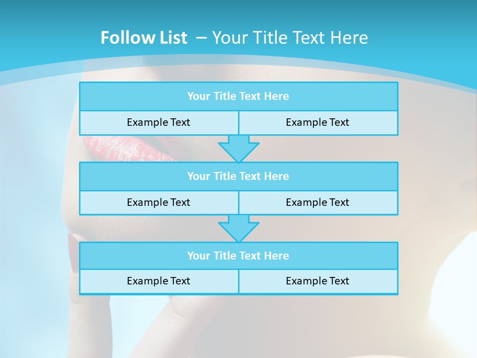 Beauty Sexy Human PowerPoint Template