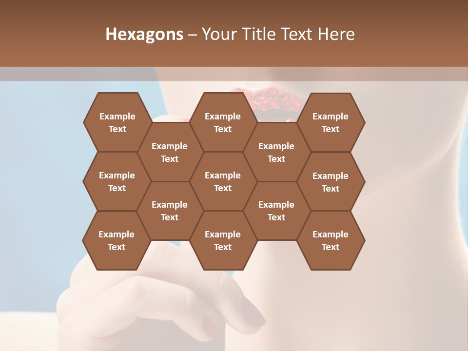 Lifestyle Visage Cute PowerPoint Template