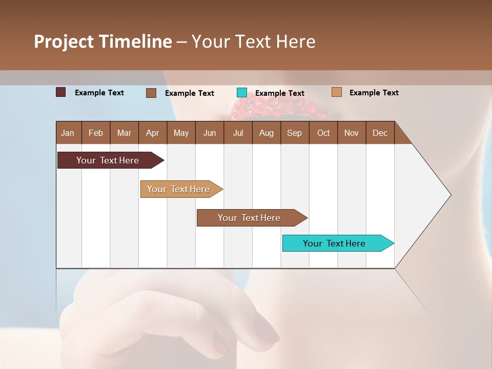 Lifestyle Visage Cute PowerPoint Template