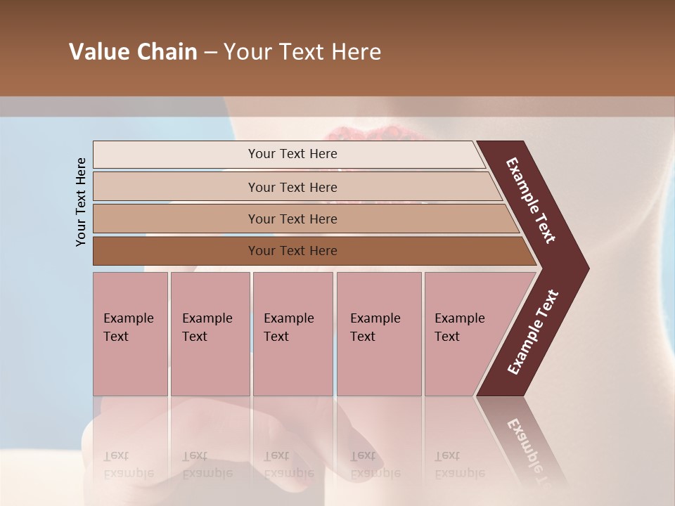 Lifestyle Visage Cute PowerPoint Template