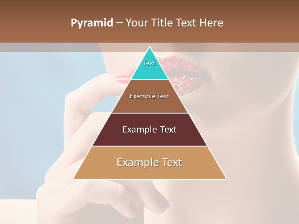 Lifestyle Visage Cute PowerPoint Template