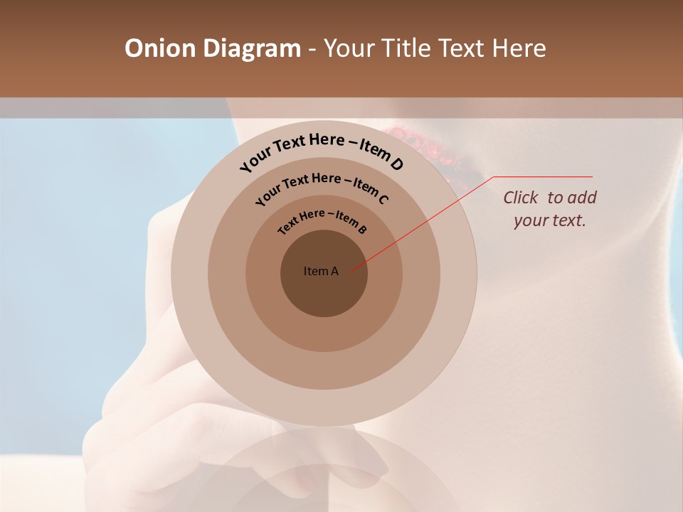 Lifestyle Visage Cute PowerPoint Template