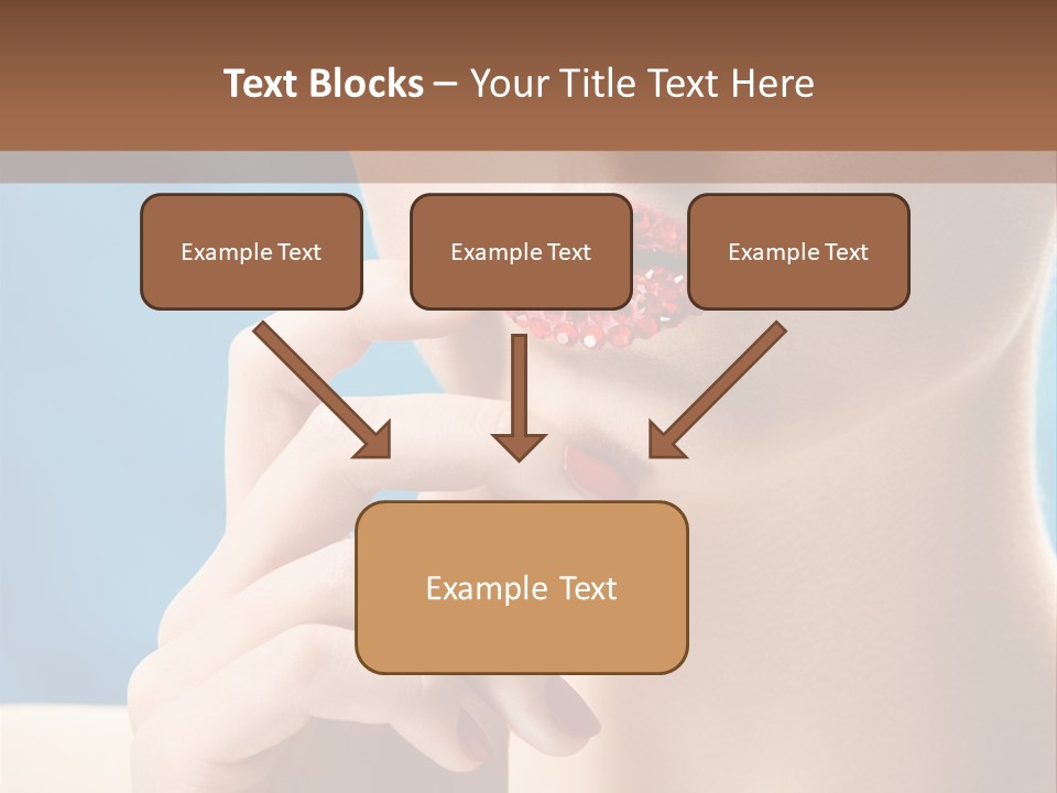 Lifestyle Visage Cute PowerPoint Template