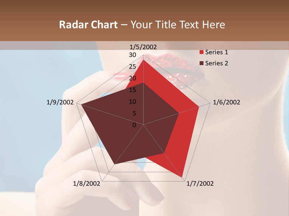 Lifestyle Visage Cute PowerPoint Template