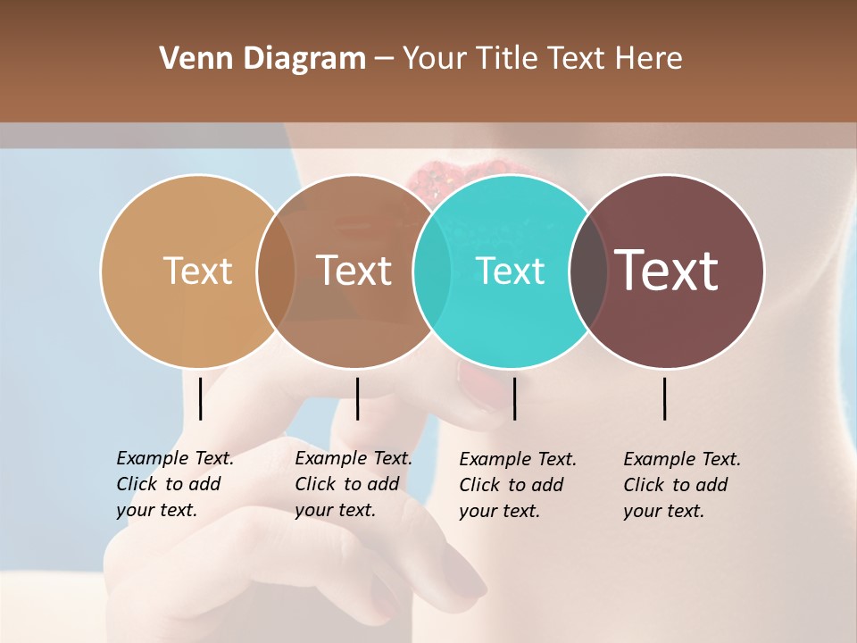 Lifestyle Visage Cute PowerPoint Template