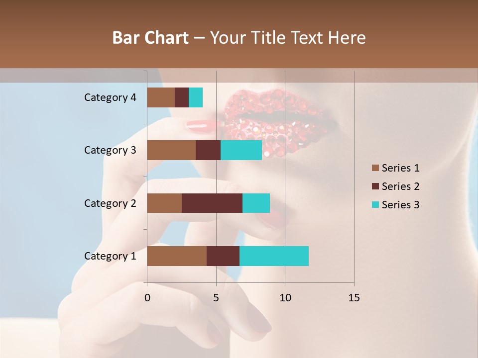 Lifestyle Visage Cute PowerPoint Template