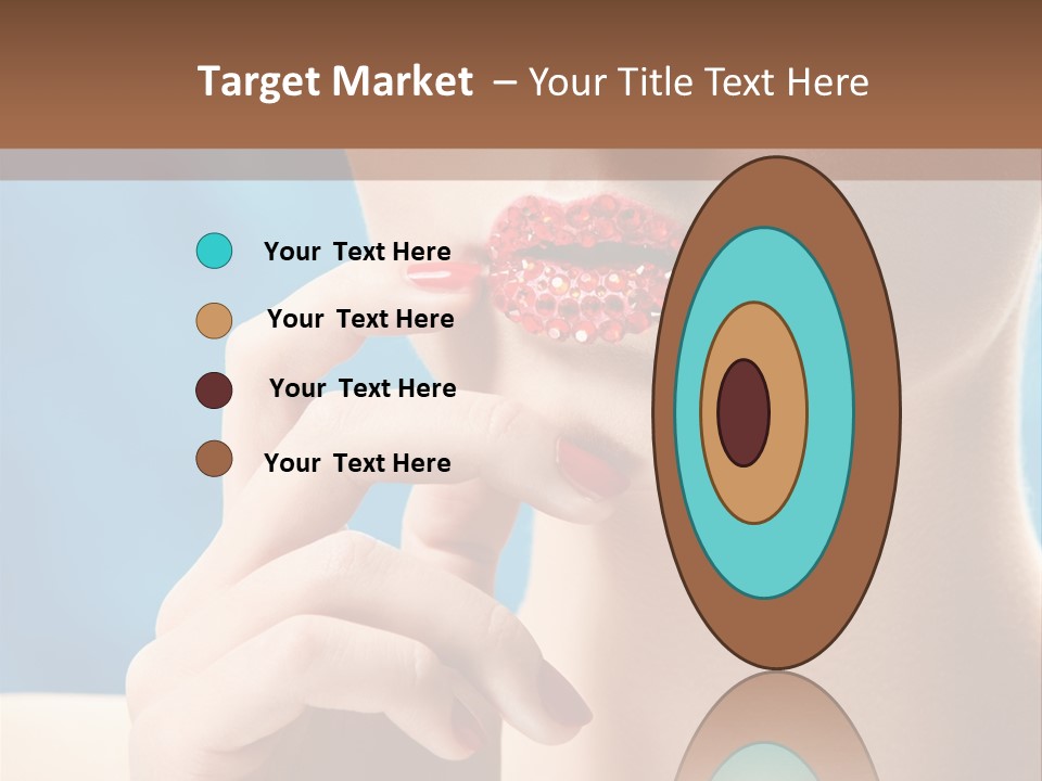 Lifestyle Visage Cute PowerPoint Template