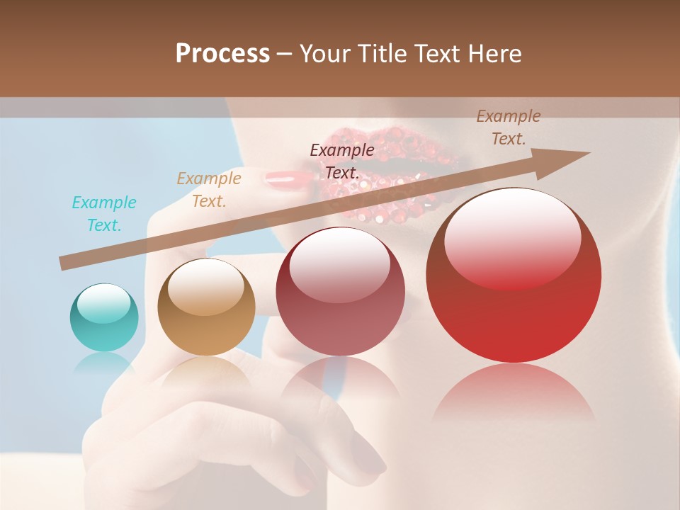 Lifestyle Visage Cute PowerPoint Template