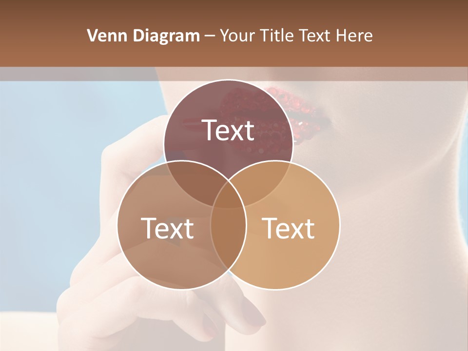 Lifestyle Visage Cute PowerPoint Template