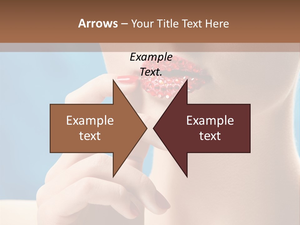 Lifestyle Visage Cute PowerPoint Template