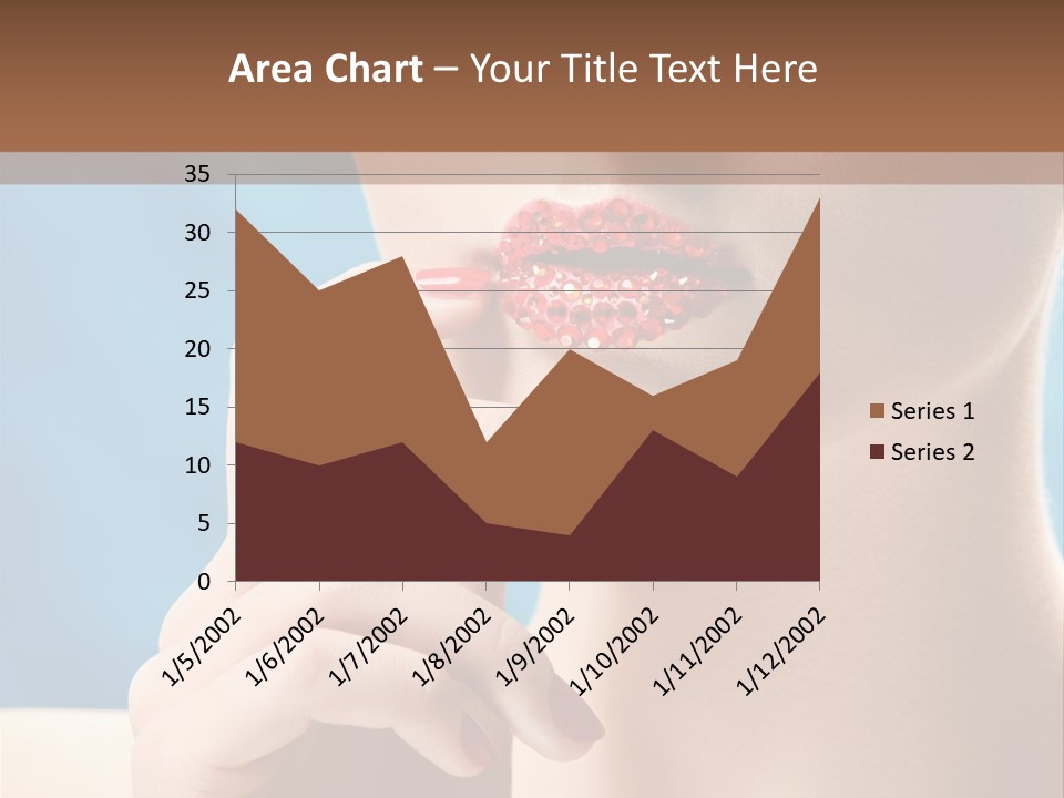 Lifestyle Visage Cute PowerPoint Template