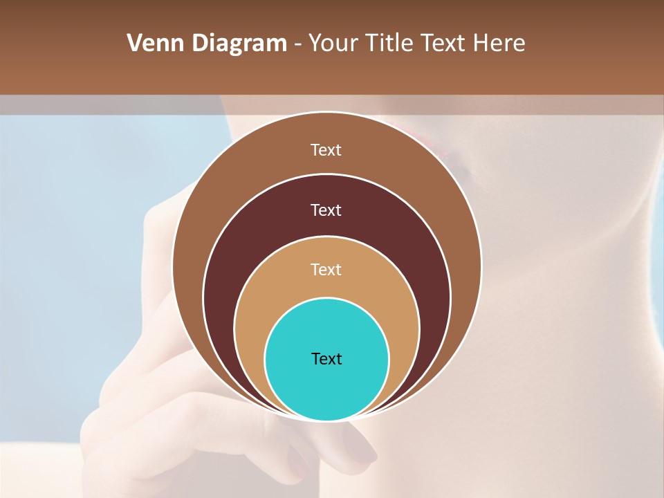 Lifestyle Visage Cute PowerPoint Template