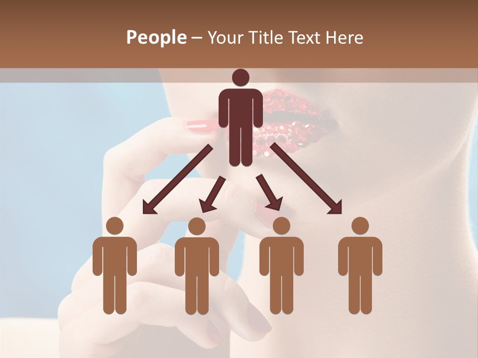 Lifestyle Visage Cute PowerPoint Template