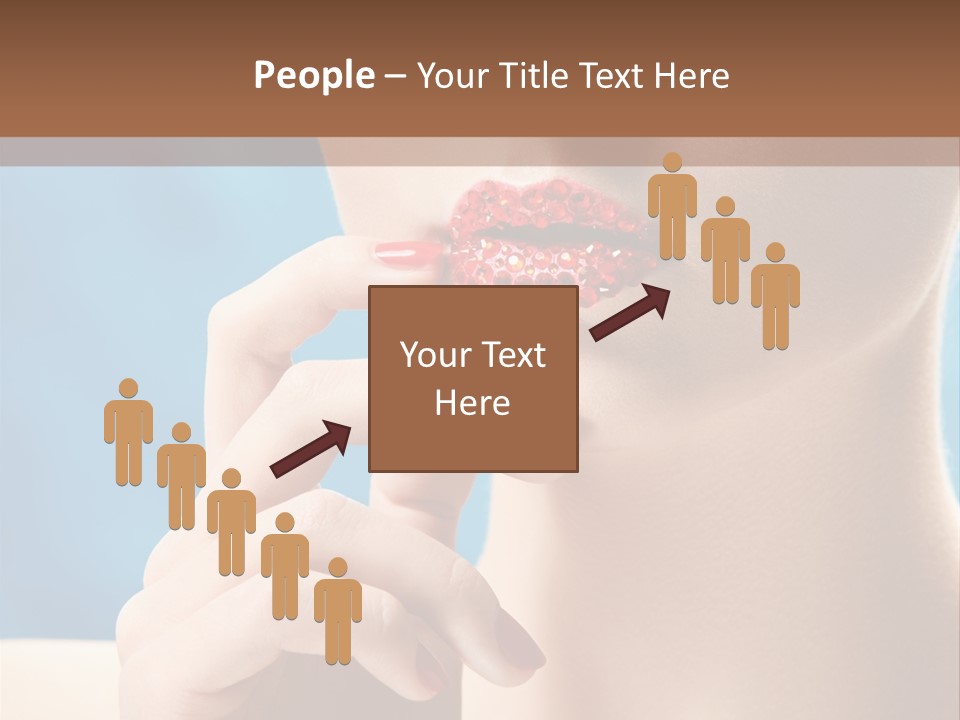 Lifestyle Visage Cute PowerPoint Template