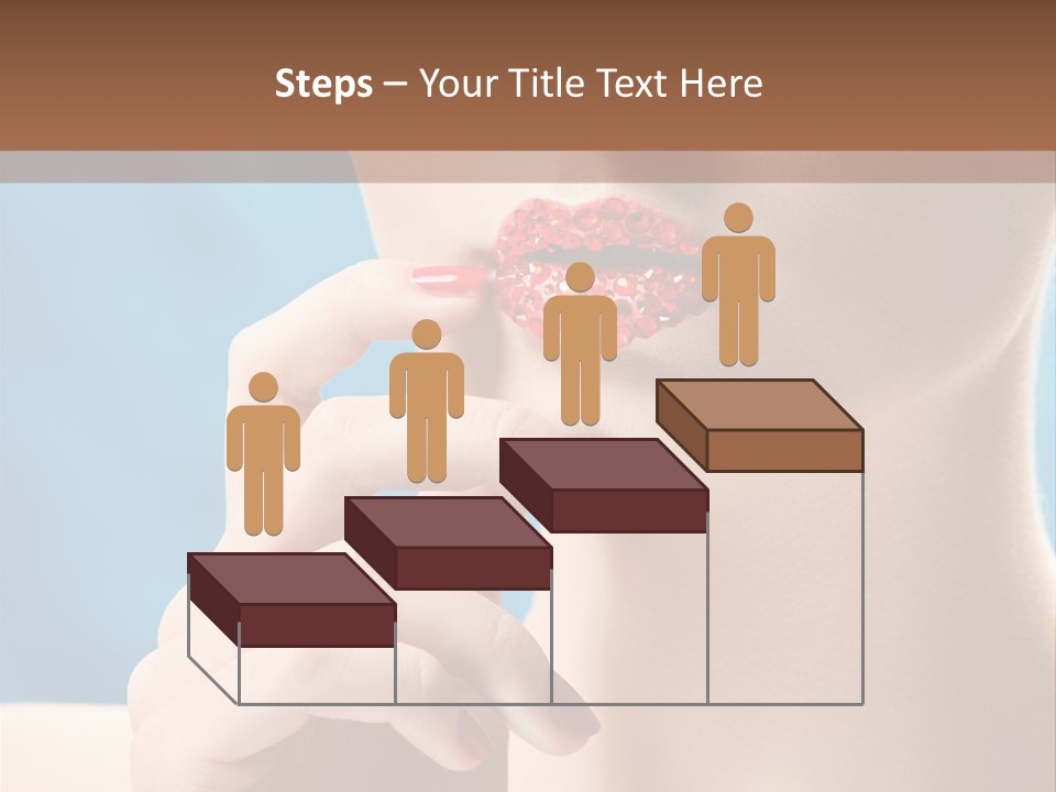 Lifestyle Visage Cute PowerPoint Template