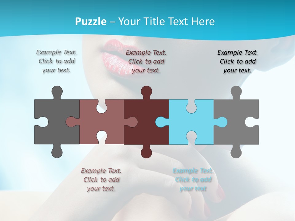 Skin Sweet Portrait PowerPoint Template