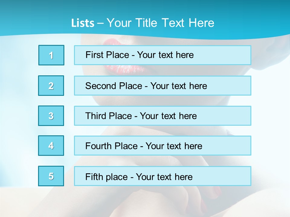 Skin Sweet Portrait PowerPoint Template