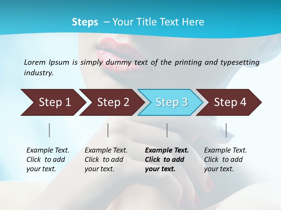 Skin Sweet Portrait PowerPoint Template