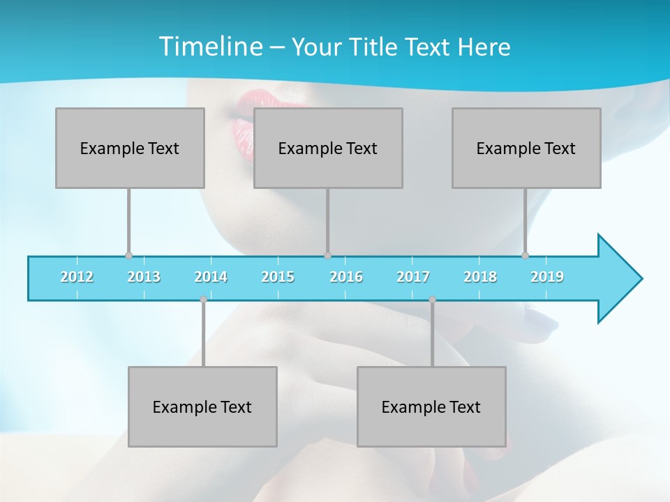 Skin Sweet Portrait PowerPoint Template
