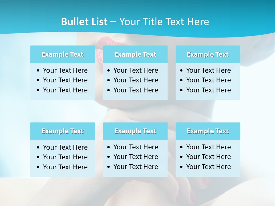 Skin Sweet Portrait PowerPoint Template