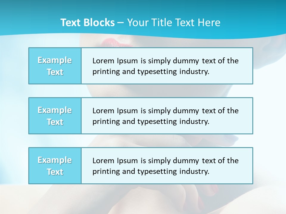 Skin Sweet Portrait PowerPoint Template