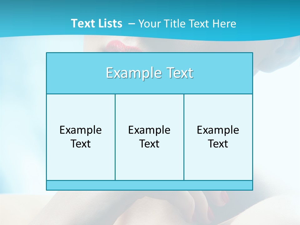 Skin Sweet Portrait PowerPoint Template