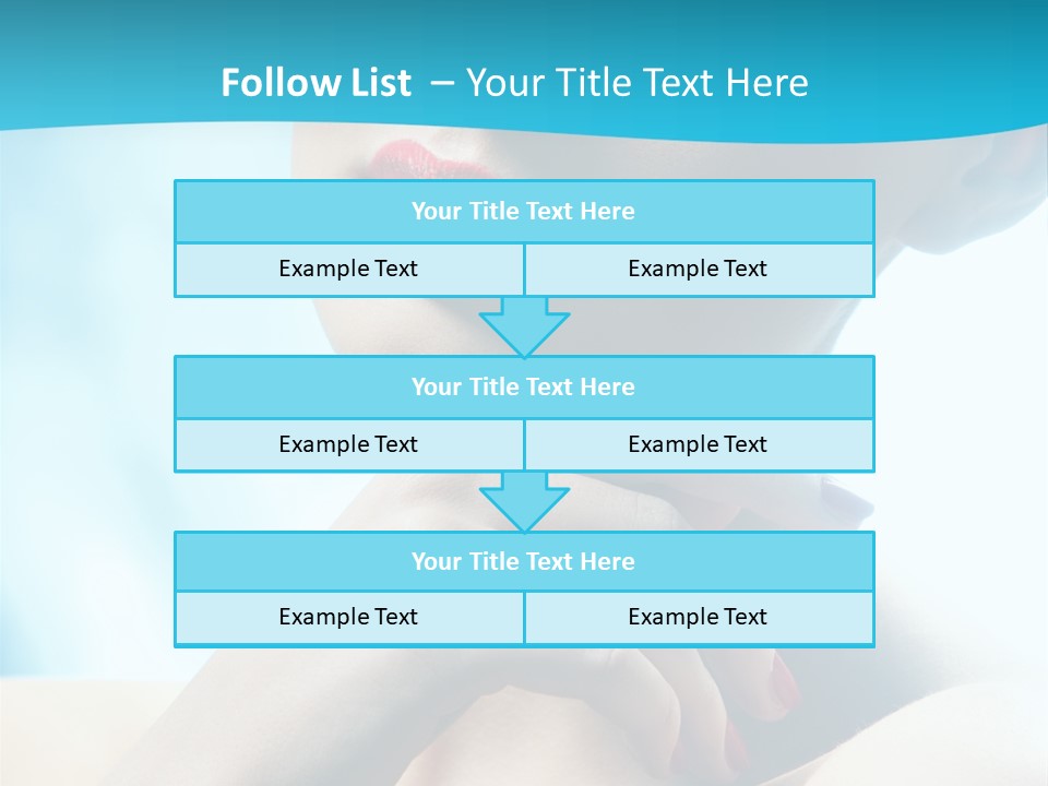 Skin Sweet Portrait PowerPoint Template