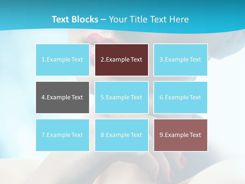 Skin Sweet Portrait PowerPoint Template