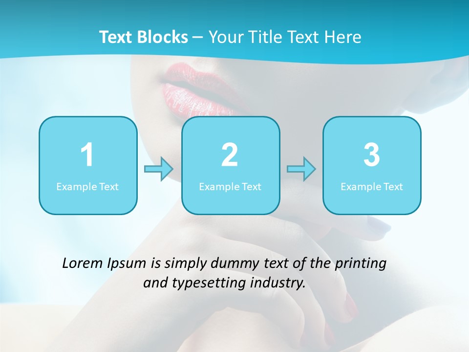 Skin Sweet Portrait PowerPoint Template