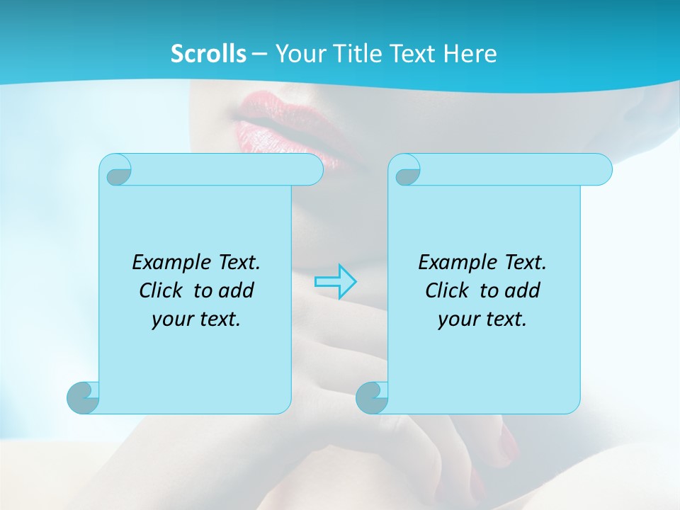 Skin Sweet Portrait PowerPoint Template