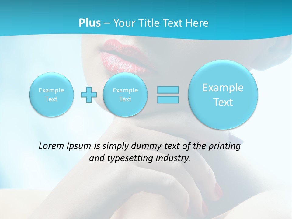 Skin Sweet Portrait PowerPoint Template