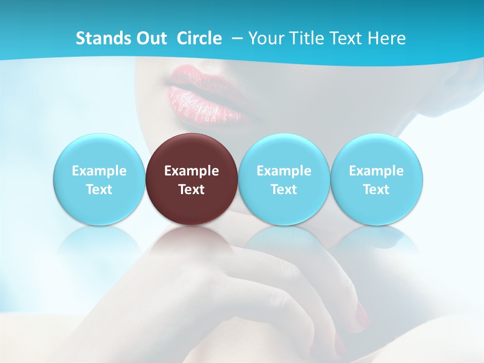 Skin Sweet Portrait PowerPoint Template