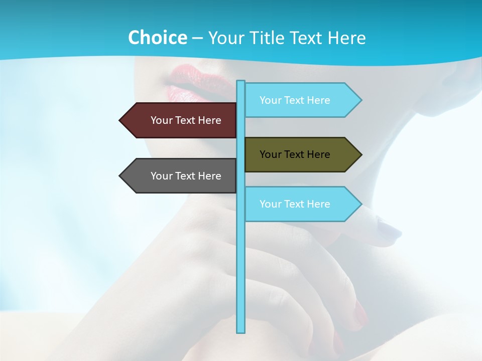 Skin Sweet Portrait PowerPoint Template