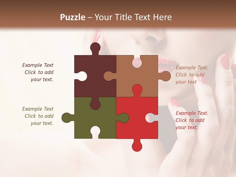 Snack Closeup Ingredient PowerPoint Template