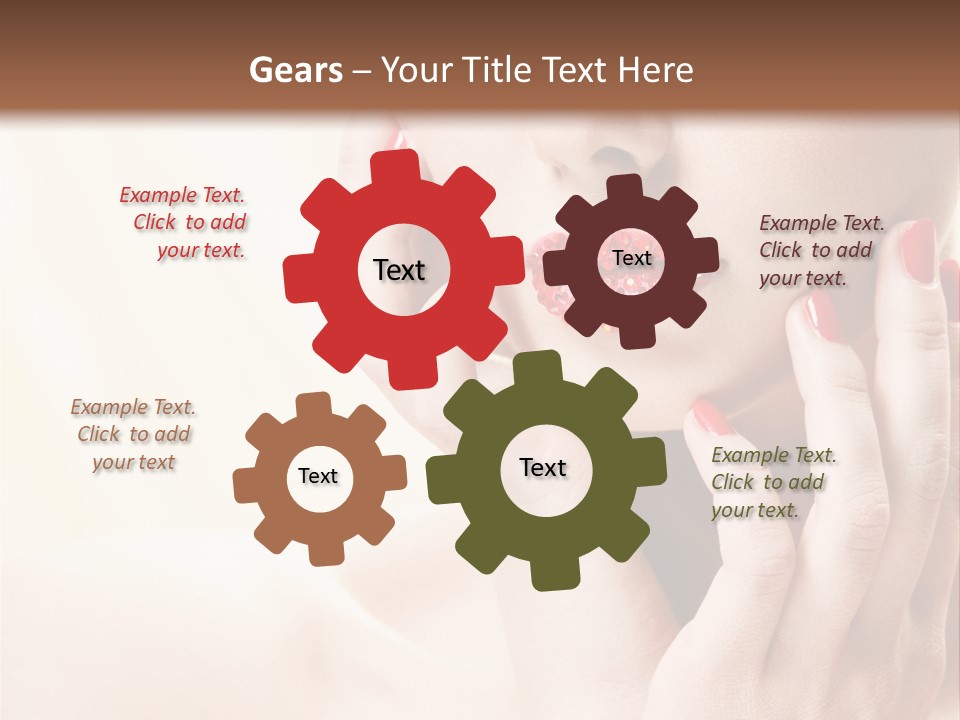 Snack Closeup Ingredient PowerPoint Template