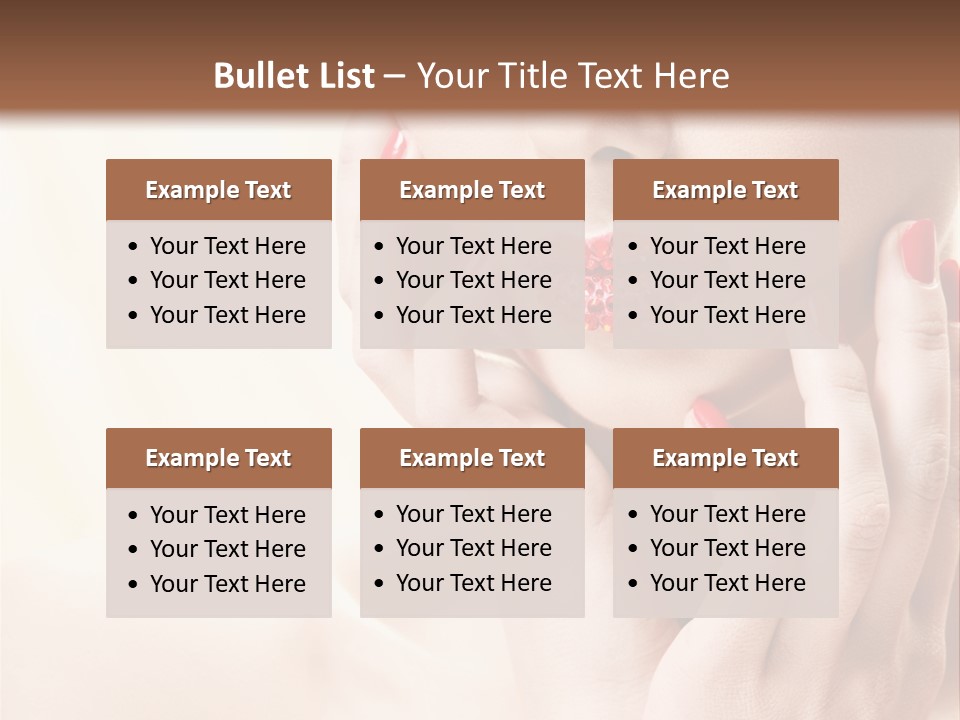 Snack Closeup Ingredient PowerPoint Template