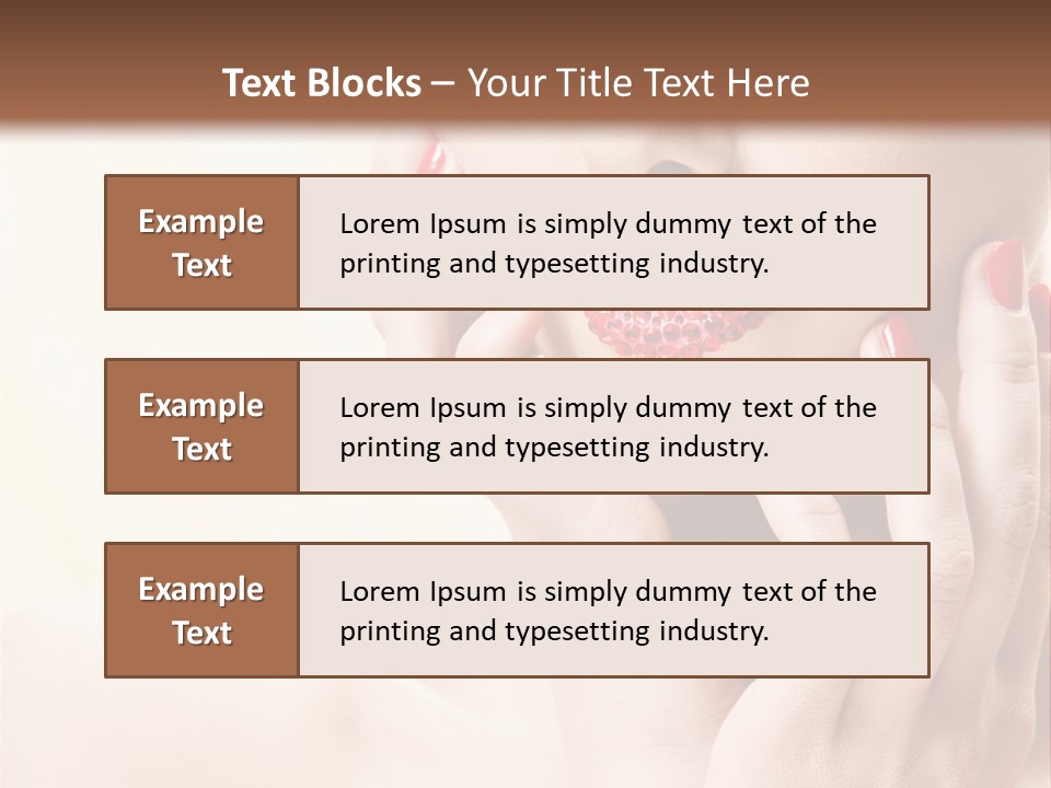 Snack Closeup Ingredient PowerPoint Template