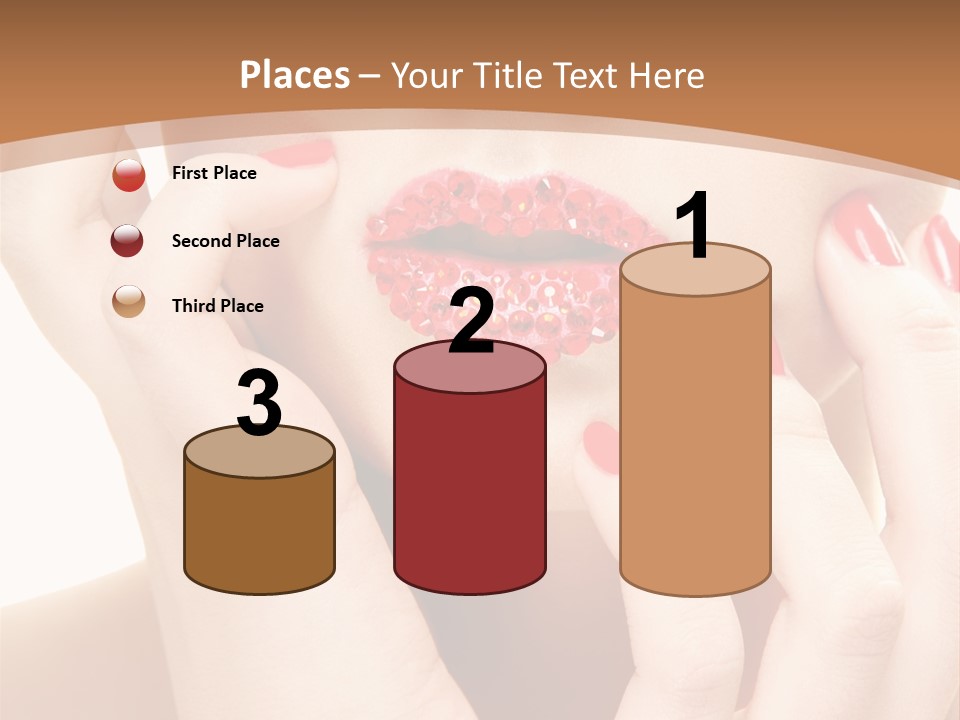 Portrait Beautiful Sensual PowerPoint Template