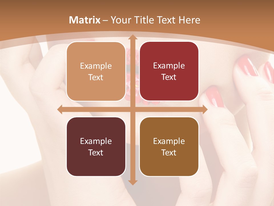 Portrait Beautiful Sensual PowerPoint Template