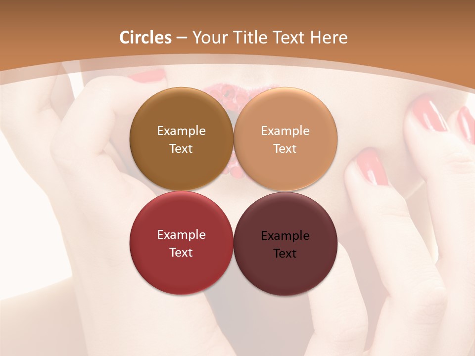 Portrait Beautiful Sensual PowerPoint Template