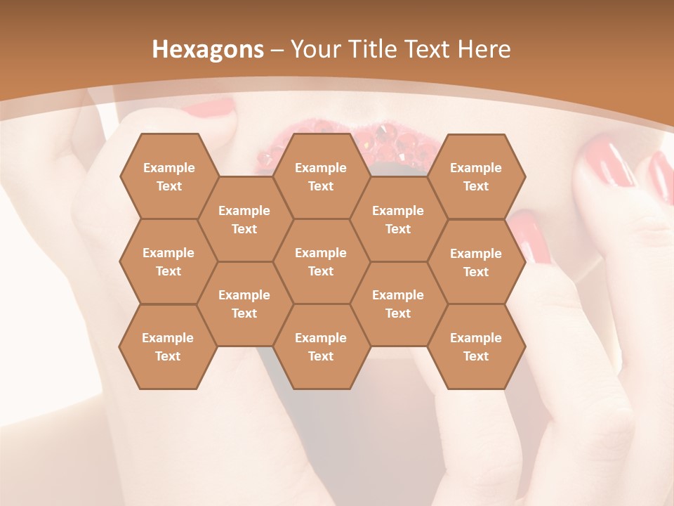 Portrait Beautiful Sensual PowerPoint Template