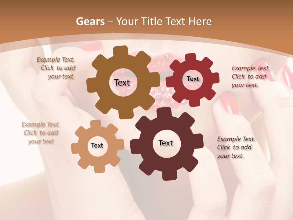 Portrait Beautiful Sensual PowerPoint Template