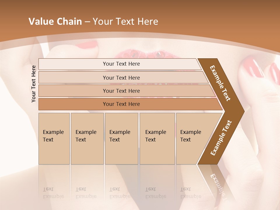 Portrait Beautiful Sensual PowerPoint Template