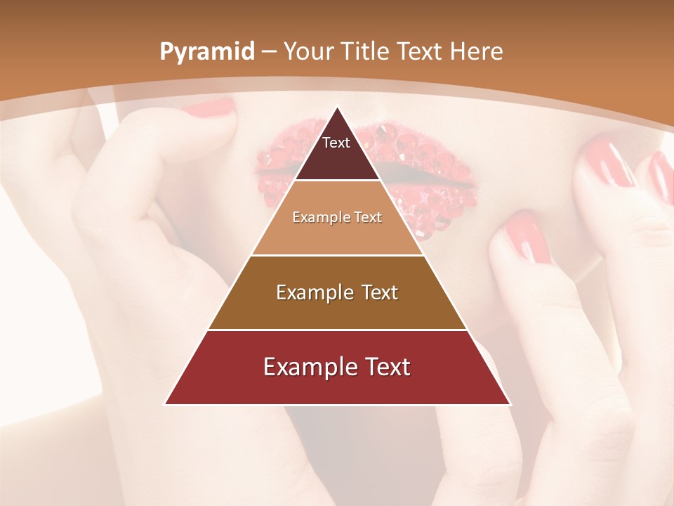 Portrait Beautiful Sensual PowerPoint Template