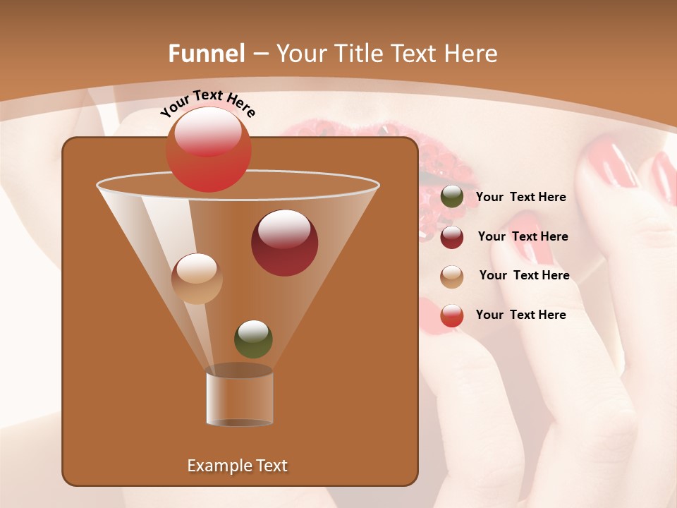 Portrait Beautiful Sensual PowerPoint Template